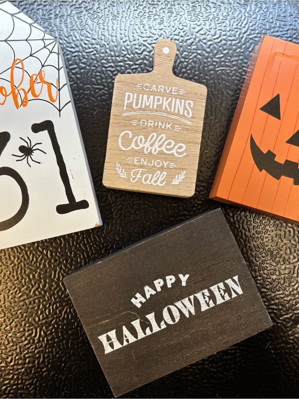 Halloween /Fall Mini Wooden Sign Set
